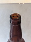 Antique Amber Brown Beer Bottle - S 11 On Bottom - 9 1 2  Tall  5