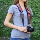 Camera Neck Strap Shoulder Sling With Accessory Storage Pockets