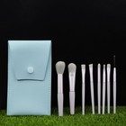 8-pack Mini Makeup Brush Set Travel Foundation Powder Eyeshadow Brushes Kit
