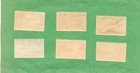 Canal Zone Set Of 6 Airmail Stamps Scott  c15 - C20 1939 Mnh