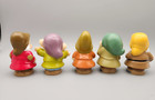 Fisher Price Little People Snow White Dwarf Figures 2012 Lot Of 5