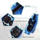 4pcs Bicycle Chain Cleaner Bike Wash Tool Cycling Scrubber Cleaning Brush Wheel
