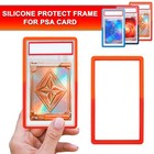 3 6 9pcs Gradient Slab Bumper Guard Protector Skin Tpu For Psa Graded Card