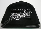 La Los Angeles Raiders Lined Black Snapback Cap Hat Nwa Eazy E