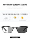Stylish Photochromic Bifocal Reading Glasses Transition Readers Anti Blue Light