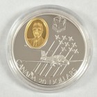 1997 Canada  20 Ct114 Tudor 1oz  925 Silver Proof Gold Cameo Insert Box   Coa 