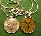 Nyc Subway Token Pendant Necklace
