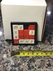Vintage Classic 15 Slide Tile Puzzle Game Multicolored Challenge Hong Kong Mint
