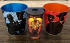 Sinners Popcorn Bucket Tin Drink Cup Combo Red   Blue Set With Cup Regal Rare 