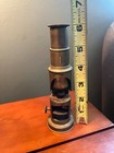 Antique Vintage Brass Mini Pocket Microscope Vintage