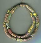 African Trade Beads Vintage Antique Venetian Old Glass Beads Millefiori Mixed