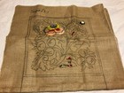 Vintage Rug Hooking Pattern For Bag  58-1   Burlap Canvas 17  X 30   Pk Mcgown