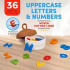 Magnetic Letters Numbers 26 Alphabet 0-9 Fridge Magnets Toddlers Kids Joycat
