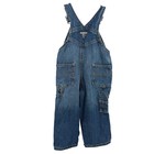 Vintage Oshkosh Bgosh Toddler Denim Vestbak Overalls Medium Wash Blue 18m Cotton
