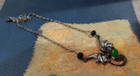 Dragon Necklace Pendant Black Gunmetal Jewelry Handmade Fashion Chain Fantasy
