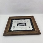 Vintage Rolls Royce London Mirror Wall Sign Advertising Wood Frame Collectible