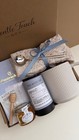 Gentle Touch Box Gift Basket Tea With Tae Moonstruck Chocolate Honey Mug Blanket