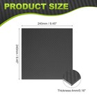 240 X 240 X 4mm Carbon Fiber Board Plate Matte Twill Weave Panel Sheets