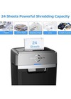 Bonsen S3105 Heavy Duty Paper Shredder  24-sheet Cross-cut Shredder