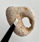 Natural Holey Beach Rock        Hag Stone Large Hole Wish Fairy Adder Bead Heart Usa