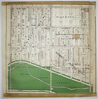 1925 Kansas City Missouri Atlas Plat Map Rare Color Lithograph Plate  86   87