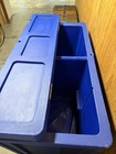 Irp Arctic Blue Insulated Commercial Concession Rolling Ice Chest Cooler Read