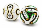 2006 Germany   2014 Brazil World Cup Style Adidas Soccer Balls 2 Ball Deal Size 