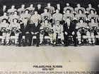 Vintage 1976 B w Team Photo Picture Philadelphia Flyers Nhl Hockey Bobby Clarke