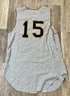 1960   s Manny Mota Pittsburgh Pirates Signed Game Used Jersey Vest Road Flannel