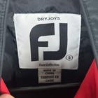 Footjoy Jacket Mens Small Dryjoys Tour Collection Fj Black Pullover Half Zip