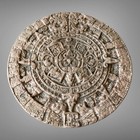 Ceramic Aztec Calendar Aztec  sun Stone 