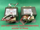 X2 Microwave Transformer - High Voltage Welding 120v Tested Working - Lot Of 2