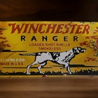 Vintage Winchester Porcelain Sign Ranger Smokeless Smith Wesson Colt Hunting Usa