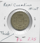 Ghana 500 Cedis 1998 K34 Adowa Drums  Thick Royal Canadian Mint Obsolete
