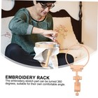 Tehaux 360   Adjustable Embroidery Rack Cross Stitch Frame Tool