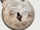 Vintage Industrial Corbin Ironclad 6 Levers Padlock -  No Key