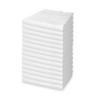 Bulk 12 Pack Of Lulworth Pillowcases  200 Thread Count  White 20x30 Soft Bedding