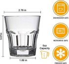 Whiskey Glass 5oz shot Glass Old Fashioned Cocktail Glass Liquor Glasses 20pack