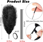 25 Pcs Ostrich Feathers Bulk Plumes 10-12 Inch  25-30 Cm  Include 12 Pcs Natural