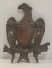 Vintage Cast Brass Eagle Door Knocker Patriotic Federal Colonial Style Usa