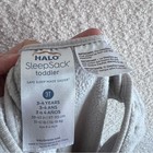 Halo Sleepsack Toddler Luxe Fleece Walker Sleep Sack Gray Size 3t