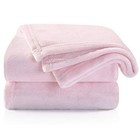 Baby Fleece Blanket 30x40 Inches Pink Throw Blanket Soft And Warm Baby Blanke   