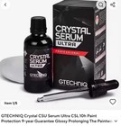    gtecniq Crystal Serum Ultra  50ml Pro New  Sealed  Genuine