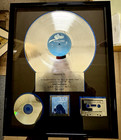 Stevie Ray Vaughan   Double Trouble -  Framed Platinum Record Set