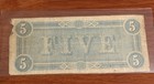 1864 Confederate  5 Note T-69 Richmond April 6 1863 Csa Civil War Currency