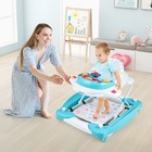 6 In 1 Baby Walker Adjustable Toddler Walker   Activity Center With Music Tray