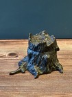 Antique Bronze Figural Tree Stump Inkwell Victorian Desk Accessory W  Hinged Lid