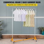 Vevor Z-truck Clothing Rack Rolling Garment Z Rack Lockable Casters Heavy-duty