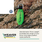 Weaver Arborist 16 Oz Throw Weight Bag For Tree Climbing  16 Oz  Neon Green