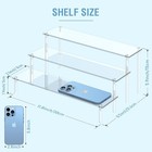 Acrylic Display Risers 3 Tier Perfume Organizer Stand clear Cupcake Stand Holder